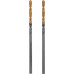 Сверло по металлу Denzel Р6М5, Golden Tip спиральное 2x49мм, 2шт 718223