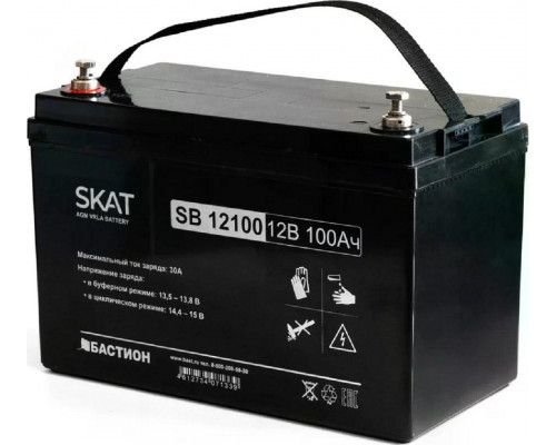 Аккумулятор SKAT SB 12100 AGM 12V 100 Ач
