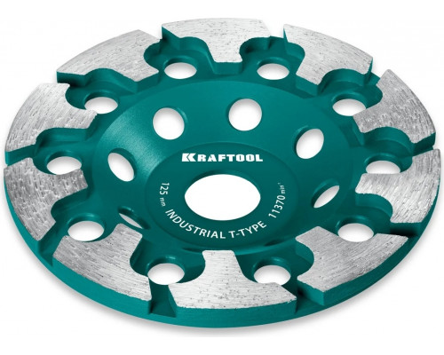 Алмазная чашка KRAFTOOL 33446-125 Industrial T-type