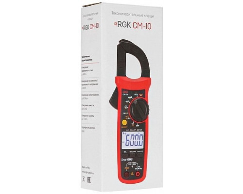 Клещи токоизмерительные RGK CM-10 776417