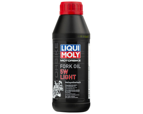 Масло для вилок и амортизаторов LIQUI MOLY Motorbike Fork Oil Light 5W 0,5 л 1523 синтетическое 1523