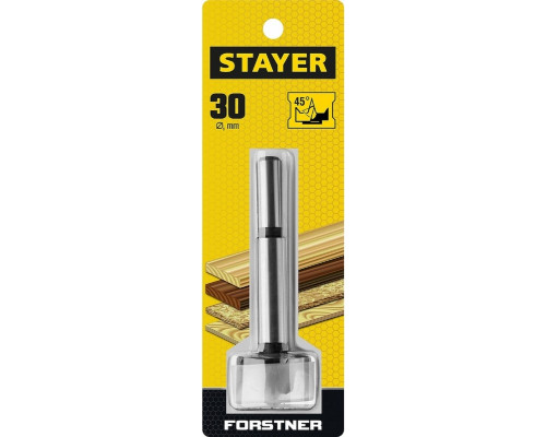 Сверло по дереву STAYER Forstner 30мм, форстнера дсп 29985-30_z01
