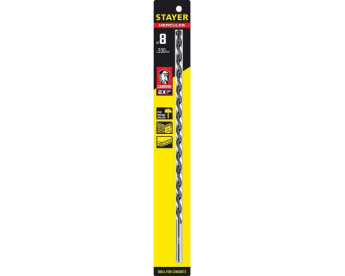 Сверло по бетону STAYER PROFESSIONAL ударное, 8x300мм 2915-300-08