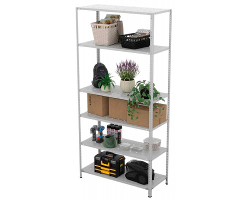 Металлический стеллаж ГТС ТС Лайт 2200x1000x300, полки: 6 шт. метал. перф. 99-221030404