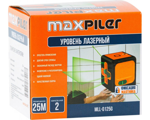 Лазерный нивелир MAXPILER MLL-0125G