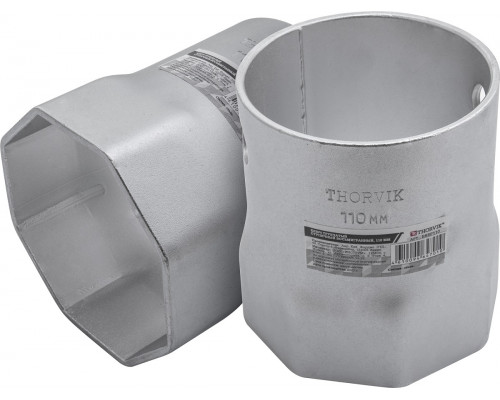 Ключ трубчатый THORVIK BS8P110 ступичный восьмигранный, 110 мм
