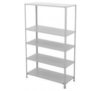 Металлический стеллаж ГТС ТС Лайт 2200x1000x300, полки: 5 шт. метал. перф. 99-221030403