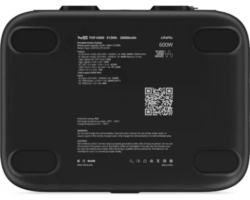 Портативная электростанция TopON TOP-H600 аккумуляторная