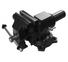 Тиски BERGER BG1340 чугунные поворотные в 2-х плоскостях с трубным заж