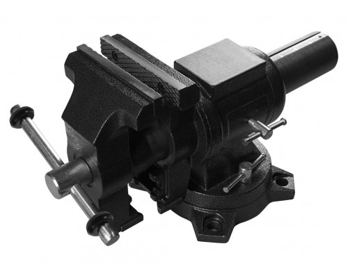Тиски BERGER BG1340 чугунные поворотные в 2-х плоскостях с трубным заж