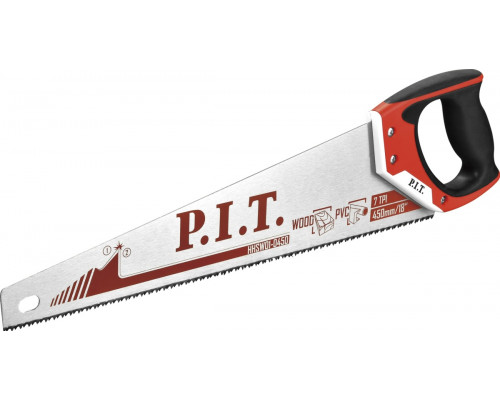 Ножовка по дереву P.I.T. HHSW01-0450 450 мм, 7 зубов
