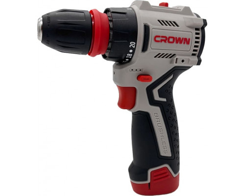 Дрель-шуруповерт аккумуляторная Crown CT21129HQX-2 BMC