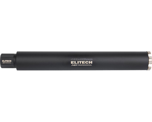 Алмазная коронка для мокрого сверления ELITECH 1110.011500 HD с охлаждением, 62х450, 1 1/4