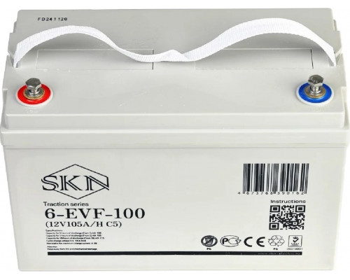 Аккумулятор SKN 6-EVF-100 тяговый 12V 105A/H C5
