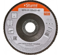 Круг лепестковый Sturm 9010-01-125x22-40 125х22, p40