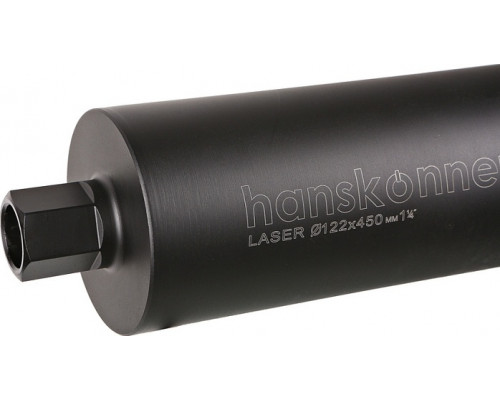 Алмазная коронка по железобетону HANSKONNER H1055-11-122 LASER 122 мм, 1 1/4