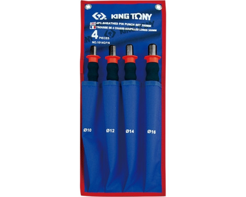 Набор выколоток KING TONY 4 предмета 1014GPN 1014GPN