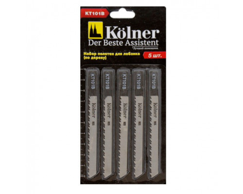 Пилки по дереву Kolner KT 101B 100х2,5мм, 5шт. кн101б