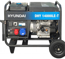 Электростанция дизельная с воздушным охлаждением HYUNDAI DHY 14000LE-T открытая