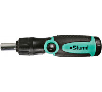 Отвертка с битами Sturm 1040-19-14 реверсивная битодерж. в ручке 14 в 1