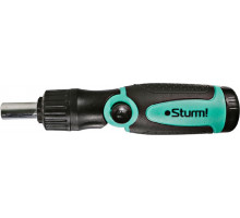 Отвертка с битами Sturm 1040-19-14 реверсивная битодерж. в ручке 14 в 1