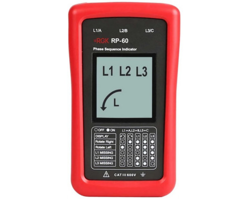 Индикатор чередования фаз RGK RP-60 755214