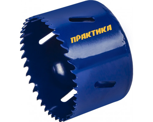 Коронка биметаллическая ПРАКТИКА 70 мм (2 ¾