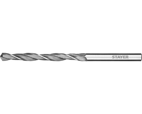 Сверло по металлу STAYER PROFI 4.5х80мм, hss-r, быстрорежущая сталь м2(s6-5-2) 29602-4.5