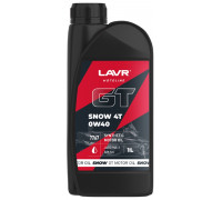 Масло для снегоходов LAVR MOTO GT SNOW 4T 0W40 SN, 1 л Ln7767