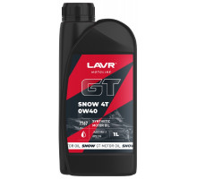 Масло для снегоходов LAVR MOTO GT SNOW 4T 0W40 SN, 1 л Ln7767