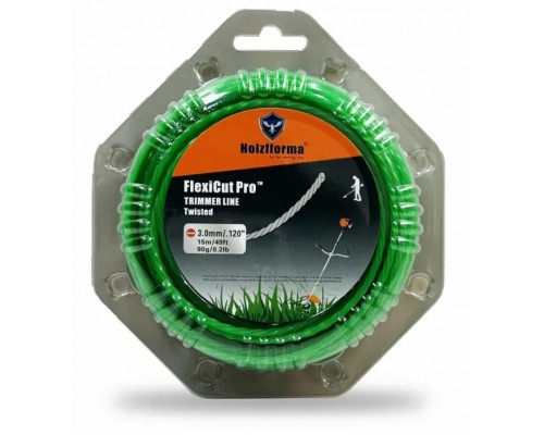 Леска триммерная HOLZFFORMA FlexiCut Pro 3.0х15м, витая TW003015PRO