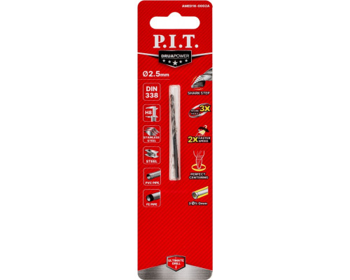 Сверло по металлу P.I.T. AMED16-0002A