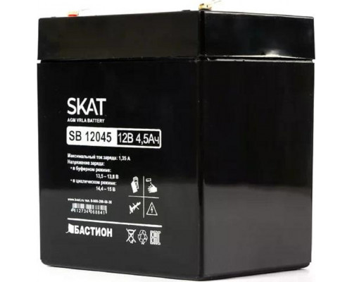 Аккумулятор SKAT SB 12045 AGM 12V 4,5 Ач