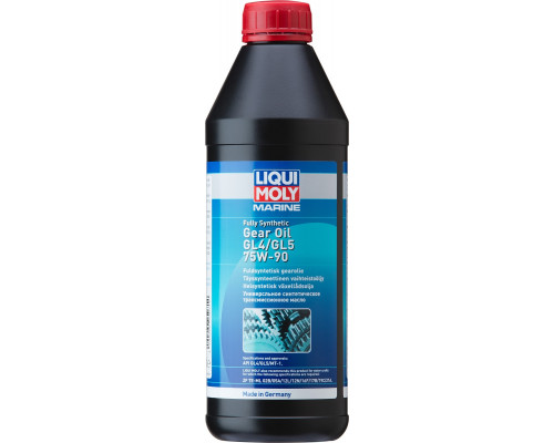 Масло трансмиссионное LIQUI MOLY 75W 90 Marine Gear Oil 1 л для водной техники 25071 синтетика 25071