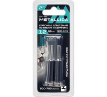 Алмазная коронка для мокрого сверления METALLICA Optima 12x55 мм #80 по стеклу, плитке, 2 шт 901403