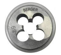 Плашка BERGER BG1008 метрическая M10х1,5 мм, внешний d 30 мм