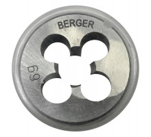 Плашка BERGER BG1008 метрическая M10х1,5 мм, внешний d 30 мм