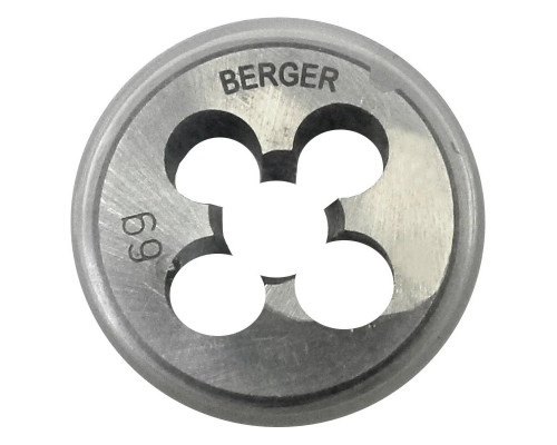 Плашка BERGER BG1008 метрическая M10х1,5 мм, внешний d 30 мм