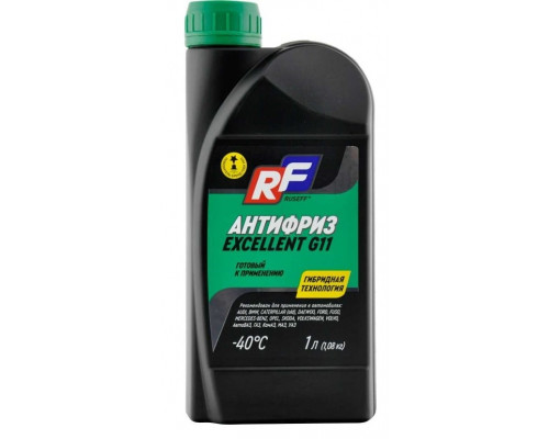 Антифриз RUSEFF EXCELLENT G11 зеленый 1 л 17341N 17341N