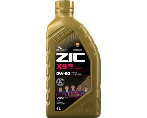 Масло моторное ZIC X9 FE 0W20 1 л 132684