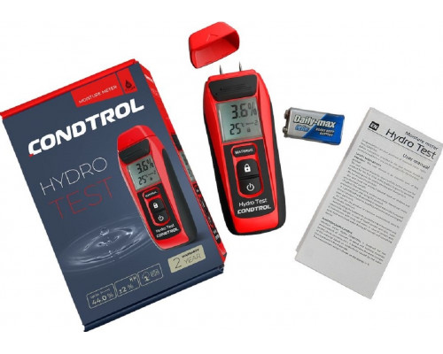 Измеритель влажности CONDTROL Hydro-Test для древесины и строительных материалов 3-14-022