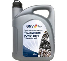 Масло трансмиссионное GNV Transmission Power Gear U 75W80 4 л GTPU107201014517580004
