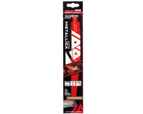 Полотна для сабельных пил METALLICA Ultra S1156XHM 225/205мм шаг 3-4мм, TCT-тв. спл., по ЦСП/ДСП/дере 908426