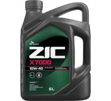 Масло моторное ZIC X7000 10W40 6 л 172743