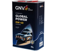 Масло моторное GNV Global Power 0W40 Synthetic 4 л (металл. канистра) GGP1M11064010130040004