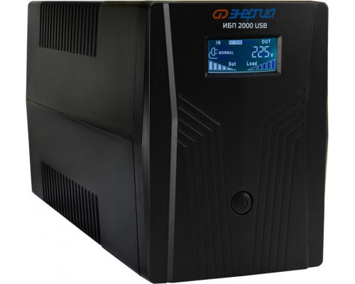Источник бесперебойного питания ЭНЕРГИЯ 2000 LCD USB компьютерный Е0201-0370