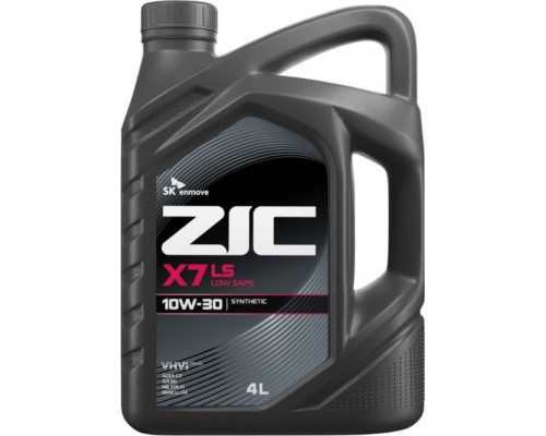 Масло моторное ZIC X7 LS 10W30 4 л 162649