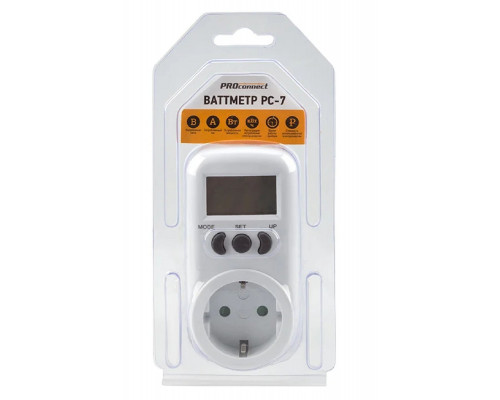 Ваттметр Proconnect 10-6103 PC-7 вертикальный однотарифный 16А