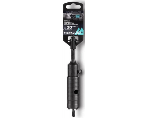 Коронка буровая SDS-plus METALLICA Optima 30x160/100 мм твердосплавная H=50мм, M22,0х2,0 мм, с адаптером 907115