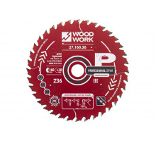 Пильный диск по дереву WOODWORK 160x1,6/1,1x20 Z=36 A=18 27.160.36